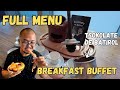 Full menu  spectrum breakfast buffet at fairmont hotel  vlog ni jorem