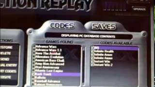 How to Load Codes Onto Action Replay For Gameboy Advance (or Gameshark)