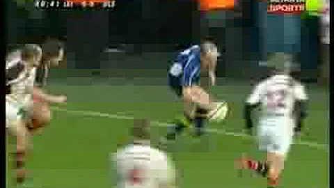 Hickie scores against Ulster at The Last Stand