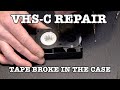 How To Repair A VHSC Tape