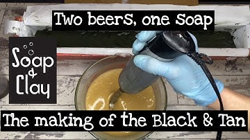 The making of the Black & Tan | Dual beers in cold process soap | Day 62/365