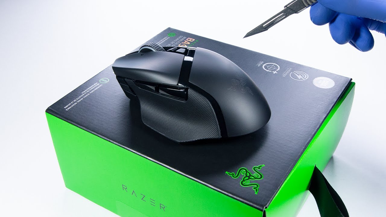 Razer Basilisk Ultimate Wireless Gaming Mouse - Unboxing ASMR