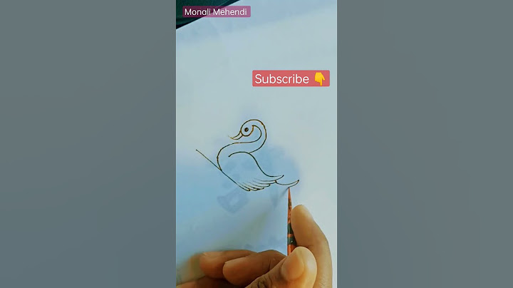 How To Make Duck | Duck Banana Sikhe #mehndidesign #shorts #youtubeshorts #duck #mehndi #howto