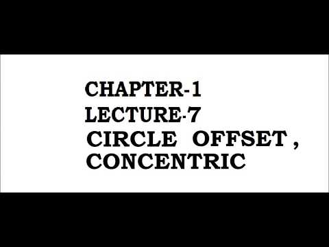 chapture 1 lecture 7 how to make circle offset and concentric in solid edge