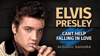Elvis Presley - Can't Help Falling In Love | Karaoke Fm Version