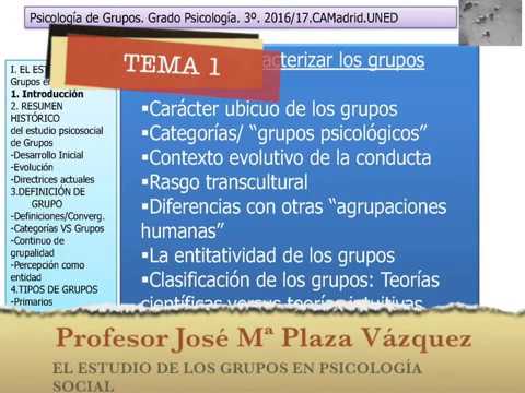 Video: El Grupo Como Fenómeno Socio-psicológico