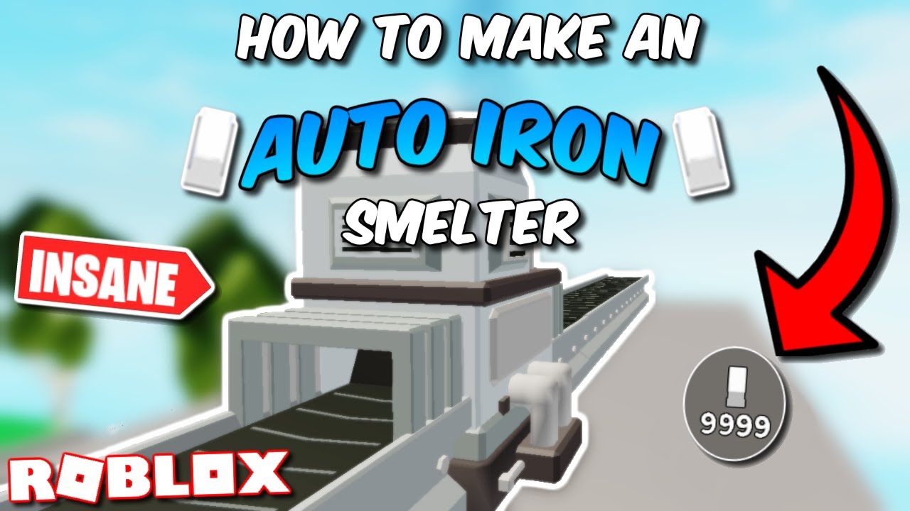 Op How To Make Insane Auto Iron Smelter Farm Roblox Skyblock