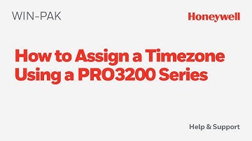 How to Assign a Timezone to a Door on a PRO3200 Series in WIN-PAK
