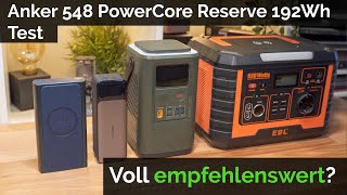 Test: Anker 548 PowerCore Reserve, 192Wh Kapazität + 60W USB C