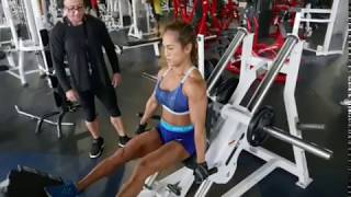 Leg day with IFBB Pro Dawn Alison
