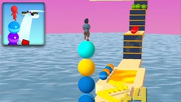 Stack Rider - Walkthrough Gameplay iOS, Android Mobile Game (Levels 51-55)