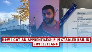 My Apprenticeship story (Lehre) in STADLER Rail, Switzerland!! by Basit Abdul  1,125 views 3 years ago 11 minutes, 26 seconds