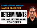 Determinats Basic Concepts & Uses Of Determinants | Class 12 Maths | Lecture- 1