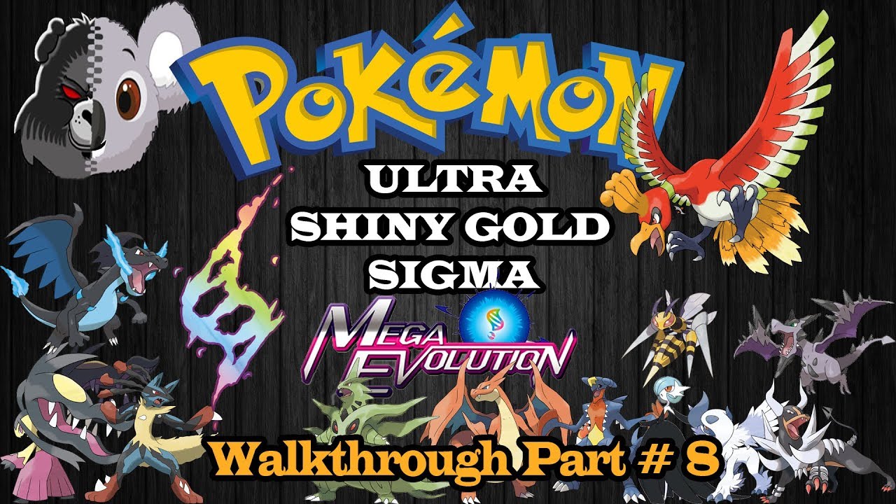 Pokemon Ultra Shiny Gold Sigma  UN HACKROM COMPLETO CON LAS REGIONES DE  JOHTO, KANTO, ALOLA Y HOENN 