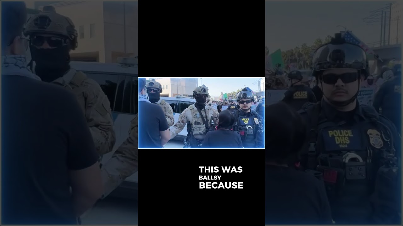 Chaos Erupts at Federal Building: Marines Hold the Line Amid Protest Violence