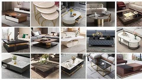 Top 60 different types of center table designs sofa table | Stylish and new center table designs
