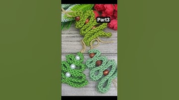 Amazing Christmas tree ornament tutorial 🎄part3