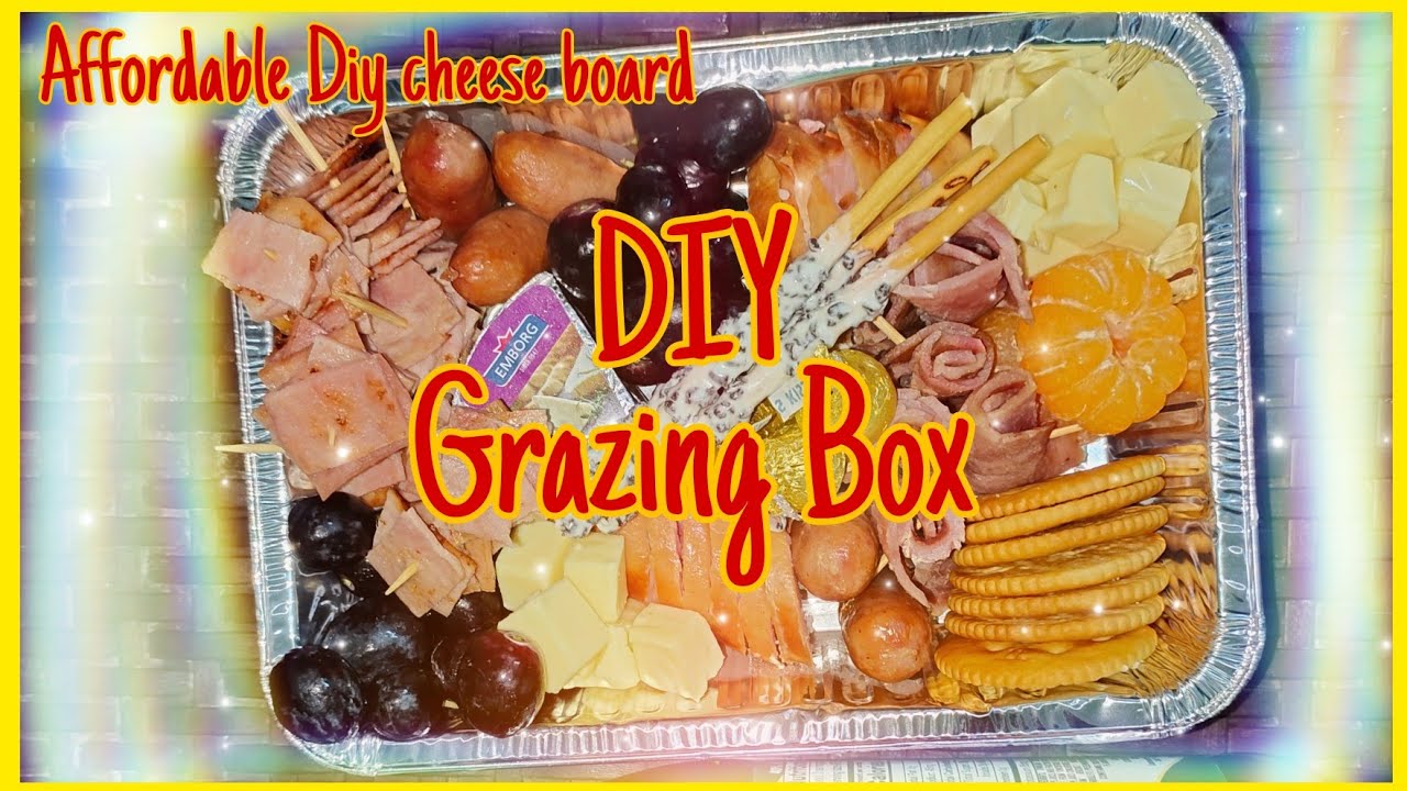 affordable grazing platter | Diy cheese platter - YouTube