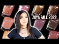 Zoya fall 2022 cafe creams and metallic dreams nail polish collections kelli marissa