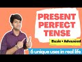 PRESENT PERFECT TENSE: 6 unique usages in real life || BEEN vs GONE
