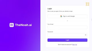 Inside TheNoah.ai | All-in-One Pre-Trained, Zero-Code AI Platform for Every Industry
