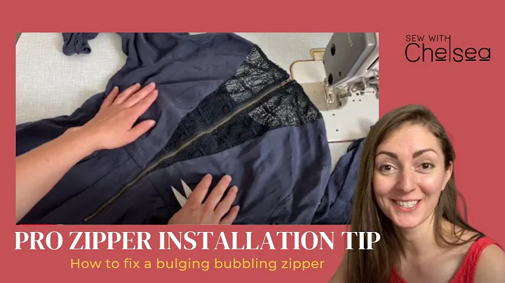 Pro zipper installation tip/ how the fix a bulging...