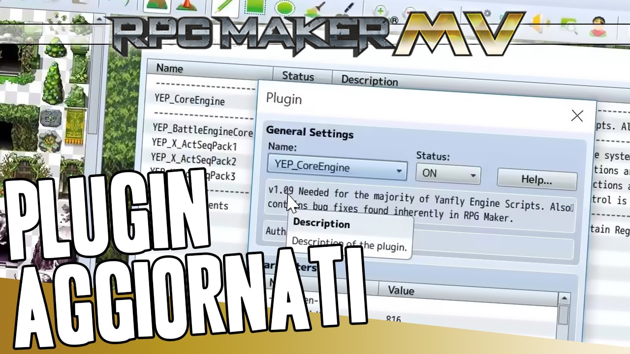 RPG MAKER MV TUTORIAL ITA | Come Aggiornare un Plugin - YouTube