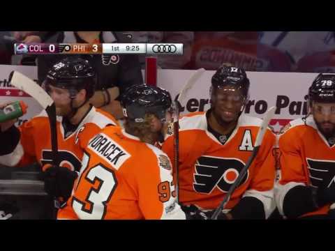 colorado avalanche vs philadelphia flyers february 28 2017 game flyers avalanche highlights