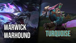 Warhound Warwick Skin | League of Legends | Turquoise Chromas