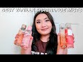 BEST VANILLA FRAGRANCE MISTS| BATH AND BODY WORKS AND VS