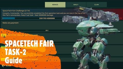 WAR ROBOTS SPACETECH FAIR EVENT || TASK-2 || GUIDE