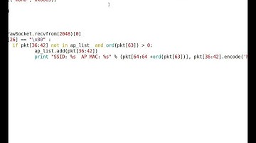[Hack of the Day Episode 10] Wi-Fi SSID Sniffer in 11 Lines of Python using Raw Sockets