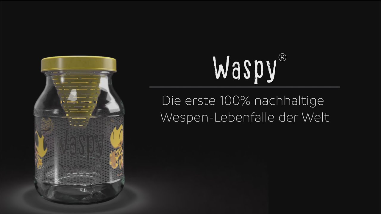 Waspy® Versuchsreihe - Lebendfalle für Wespen - Nie wieder Wespen