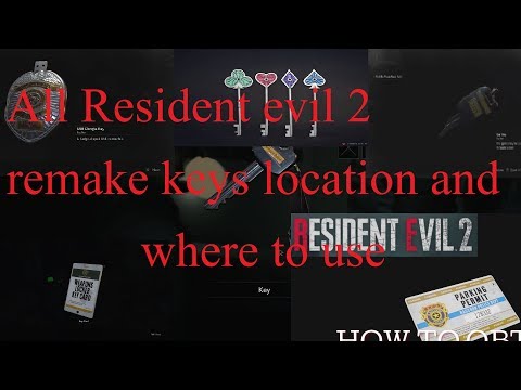 Vídeo: Resident Evil 2 - Gabinete Do Chefe, Localização Do Heart Key