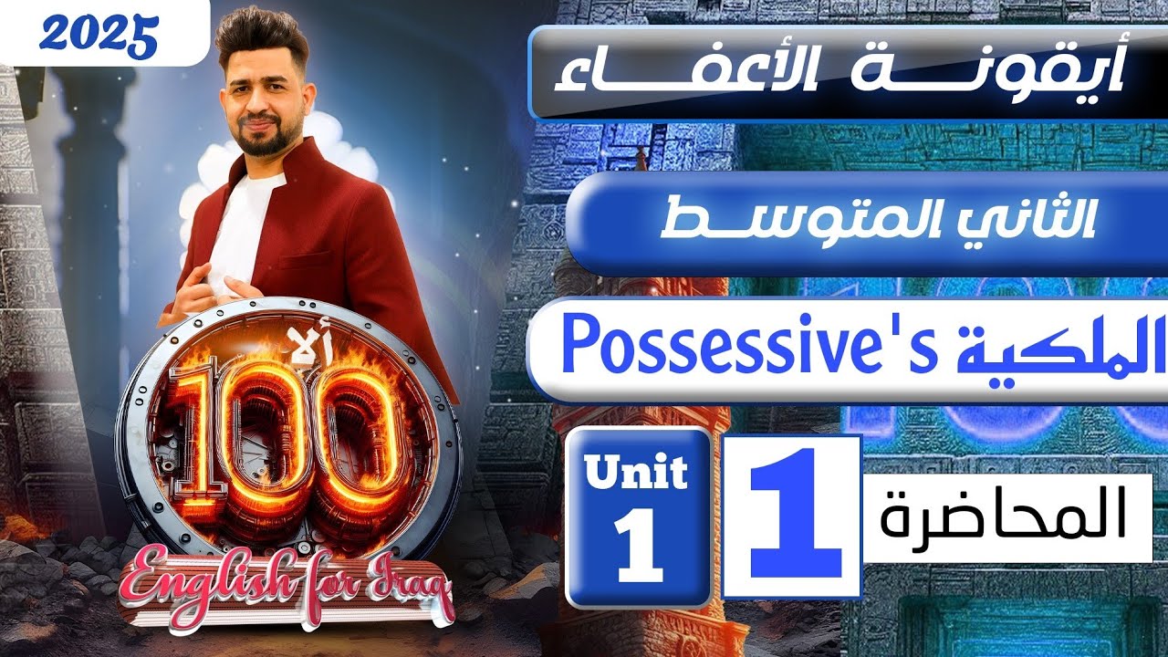 انكليزي الثاني متوسط المنهج الجديد 2025 / S الملكية / المحاضرة 1 / اليونت الاول