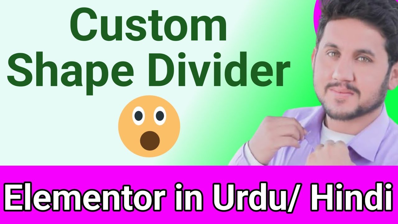 How to Add Custom Shape Divider in Elementor - Custom Shape Divider in ...