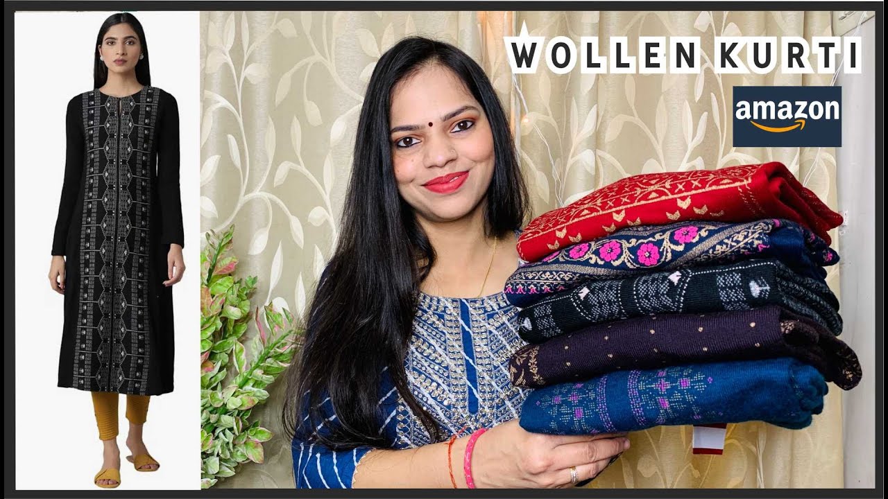 Woolen Tunics Kurtis - Buy Woolen Tunics Kurtis online in India