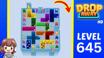 Drop Away Level 645 Solution Walkthrough