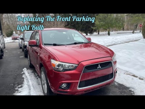 Replacing The Front Parking Light on a 2011-2018 Mitsubishi Outlander Sport