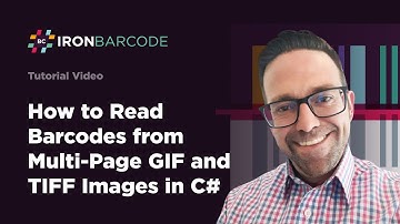 How to Read Barcodes from Multi Page GIF and TIFF Images in C# | IronBarcode