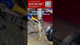 Drill a multi-angle chamfered hole in a hex head screw, with a diameter of 1 mm and a depth of 8 mm.
