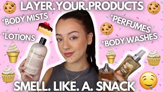 IF YOU WANT TO SMELL LIKE A WALKING SNACK...WATCH THIS! BODY WASHES, LOTION, BODY MISTS, PERFUMES!