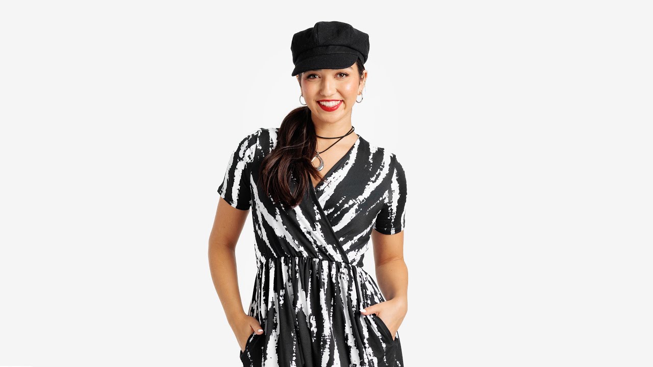 LuLaRoe Chantale Cross Front Dress YouTube