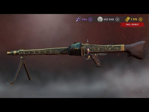 World War 2 Battle Combat Supreme Machine gun MG42 Elite MAX damage Full Gadget Clan War Gameplay