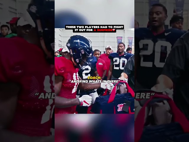 They Challenged for A Secret Gift…👀🤫#nfl #shorts