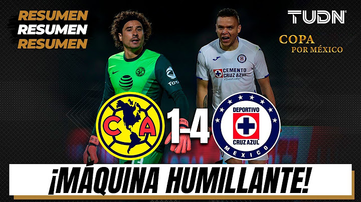 Resumen y goles | América 1-4 Cruz Azul | Copa por México | TUDN