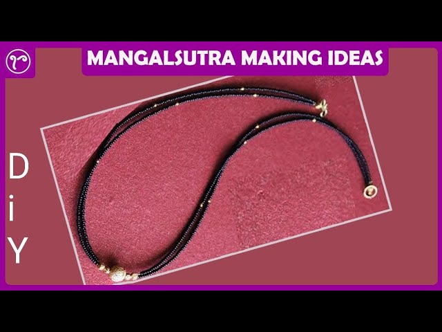 how to make double chain blackbeads at home