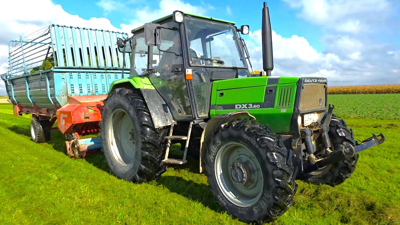 Deutz DX 3.65 mit Mengele 435 Garant LW & Deutz-Fahr 3.60 mit Mengele Garant 432 bei Grassilage 2025