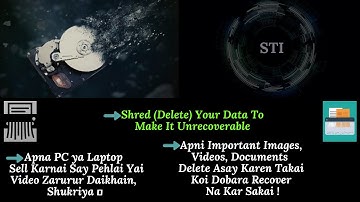 How To Delete Files Permanently | Shred Files To Make It Unrecoverable
