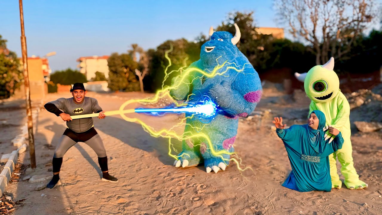 شلبي ‏العملاق خطف ام كشري و ‏باتمان يظهر( ‏البطل الخارق ضد شلبي ) الجزء التاني - عمر الزير